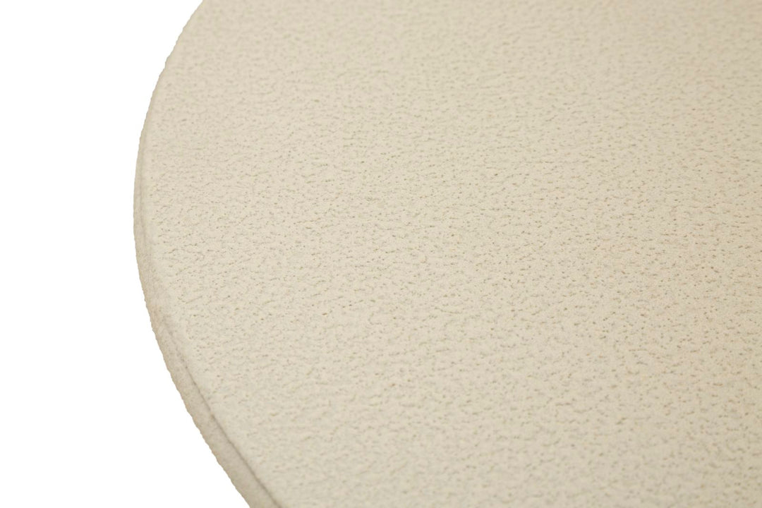 Bord i creme, jern – 45x58 cm
