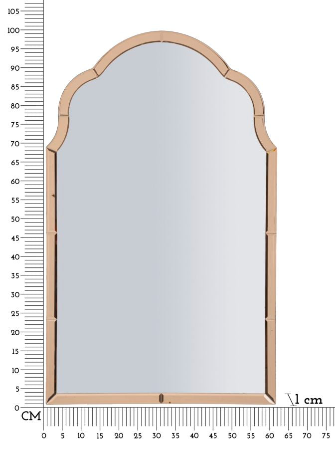 Glam spejl – 62x1x100 55x94 cm
