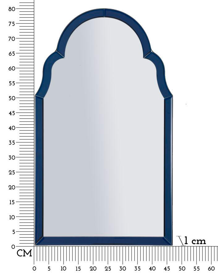 Glam spejl, 47x1x80 41x74 cm