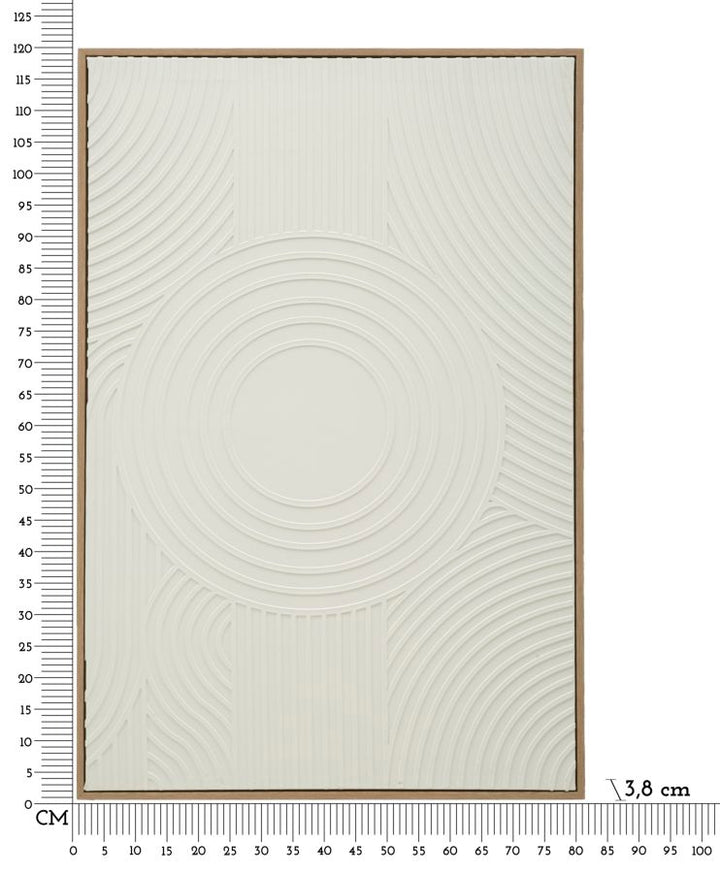 Billedramme af fyrretræ, lærred og plast – 80x3x8 cm - canvas print