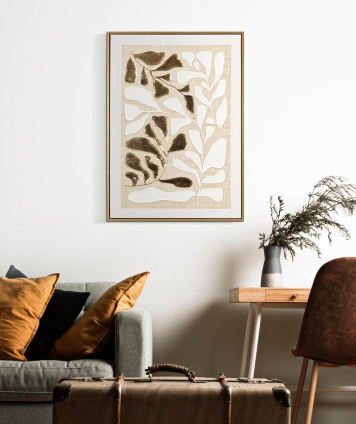 Canvas print, fyrretræ, lærred og plast  – 50x3x70 cm