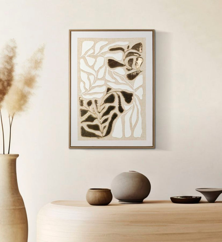 Canvas print af fyrretræ, lærred og plast – 50x3x70 cm