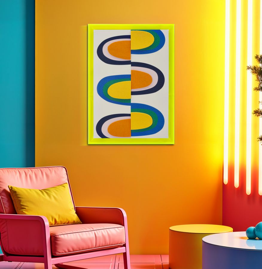 Billedramme af fyrretræ, lærred og plast – 3x3x70 cm - canvas print