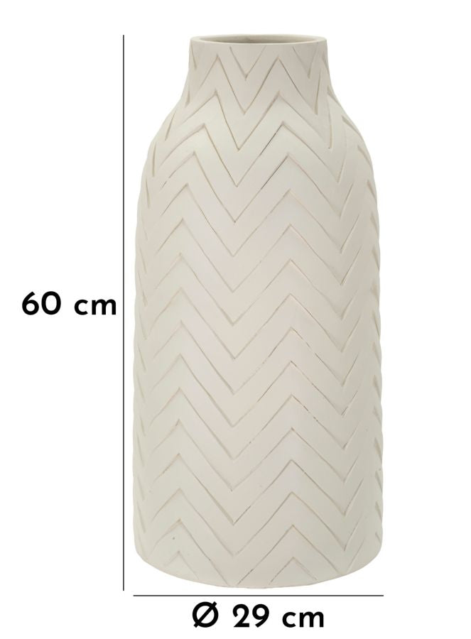 Vase i cremehvid