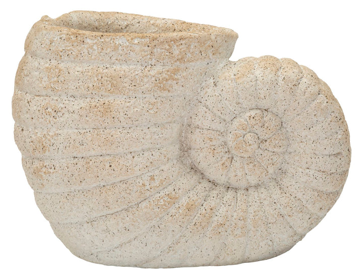 SHELL SAND VASE -A- CM 33X19X23 (ÅBNING CM Ø 13)