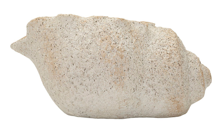SHELL SAND VASE -B- CM 35X23X18 (ÅBNING CM Ø 17 x 14)