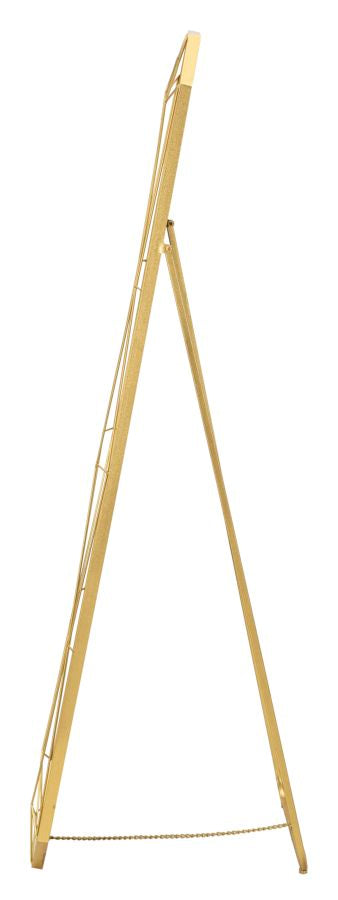 GOLD gulvspejl, B46 x D2 x H153 cm