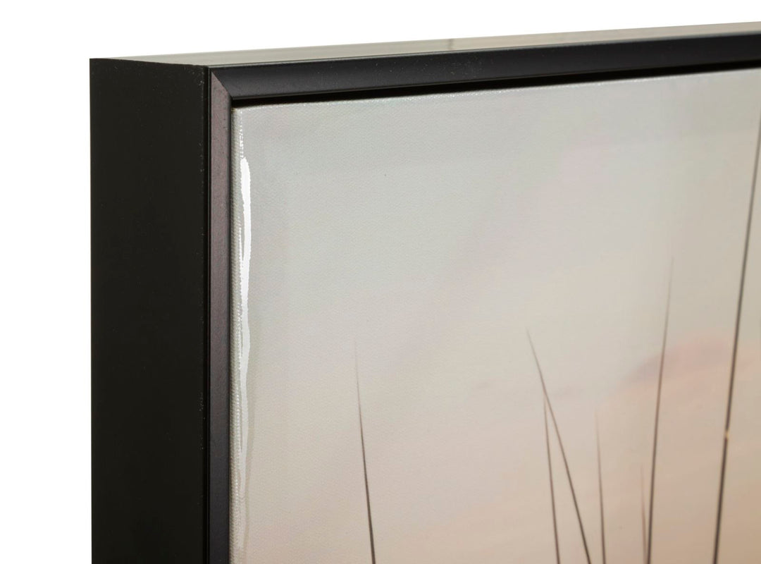 Lærredsprint Strand med ramme -A- (152 x 4 x 52 cm)