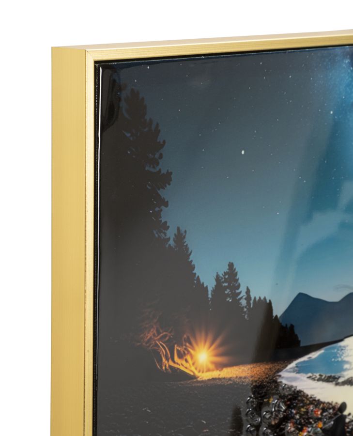 Canvasbillede Colors med ramme -B- (60 x 3,5 x 90 cm)