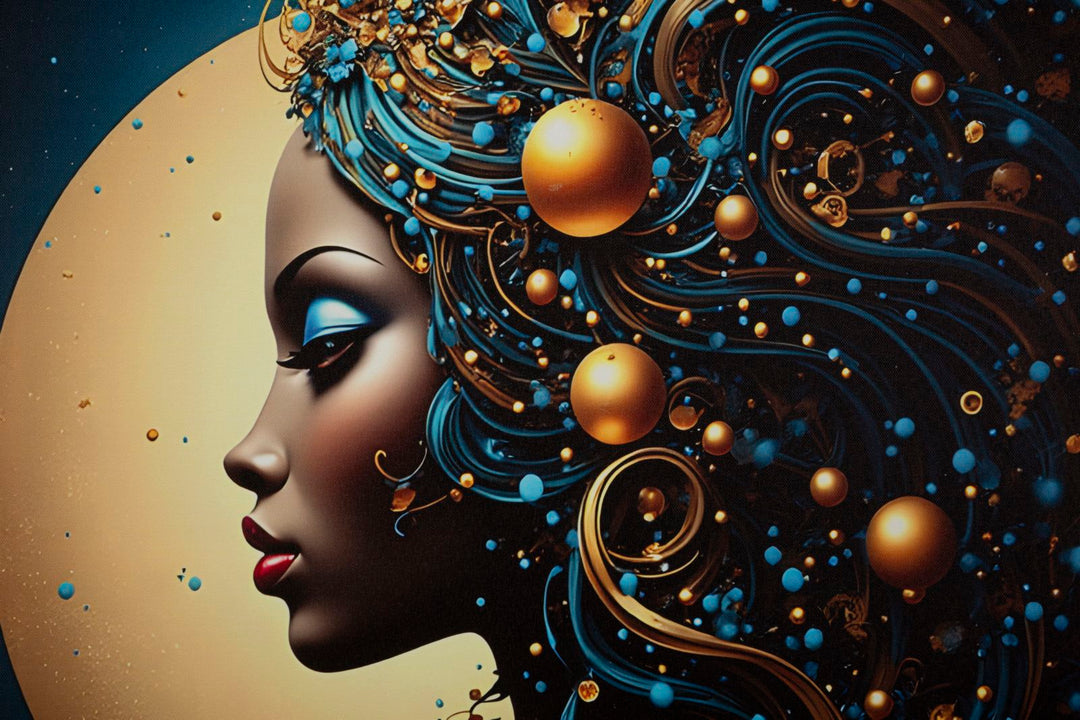 Canvasbillede med LED Minerva med ramme -B- (60 x 3,5 x 90 cm)
