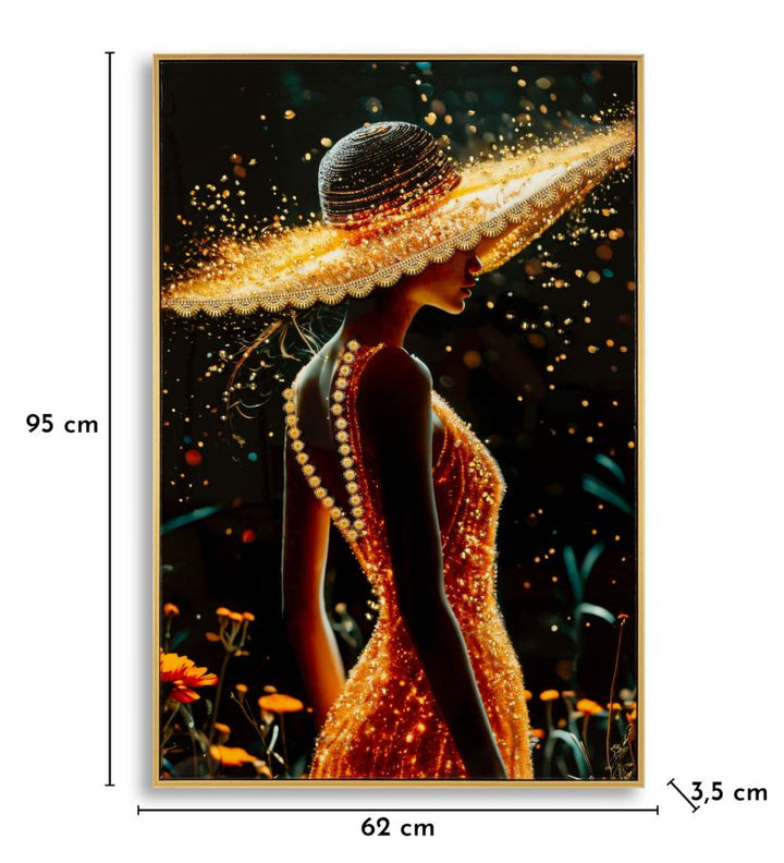 Lærredsprint Illumy med ramme -A- (62 x 3,5 x 92 cm)
