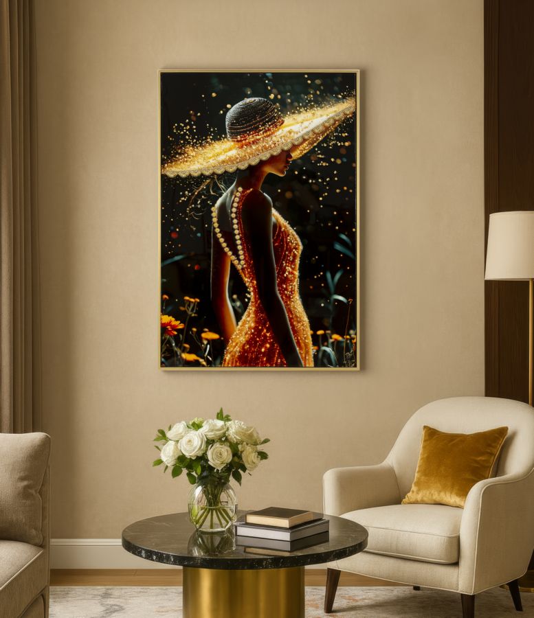 Lærredsprint Illumy med ramme -A- (62 x 3,5 x 92 cm)