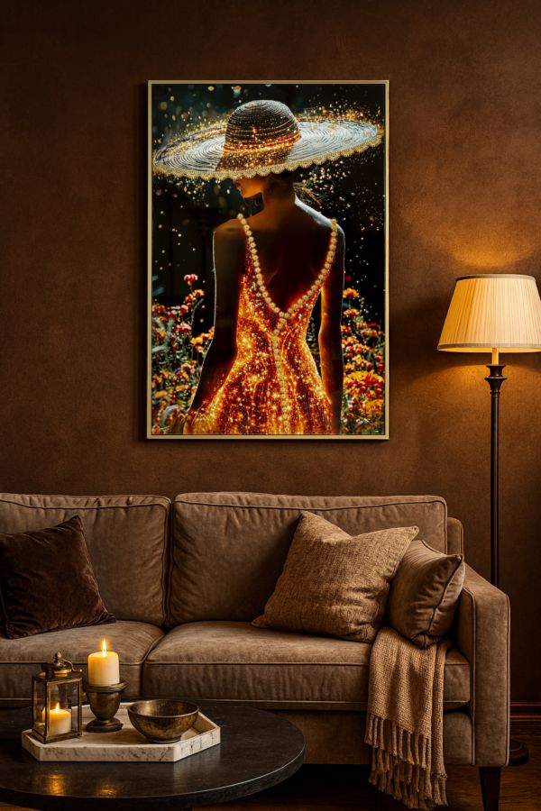 Lærredsprint Illumy med ramme -B- (62 x 3,5 x 92 cm)