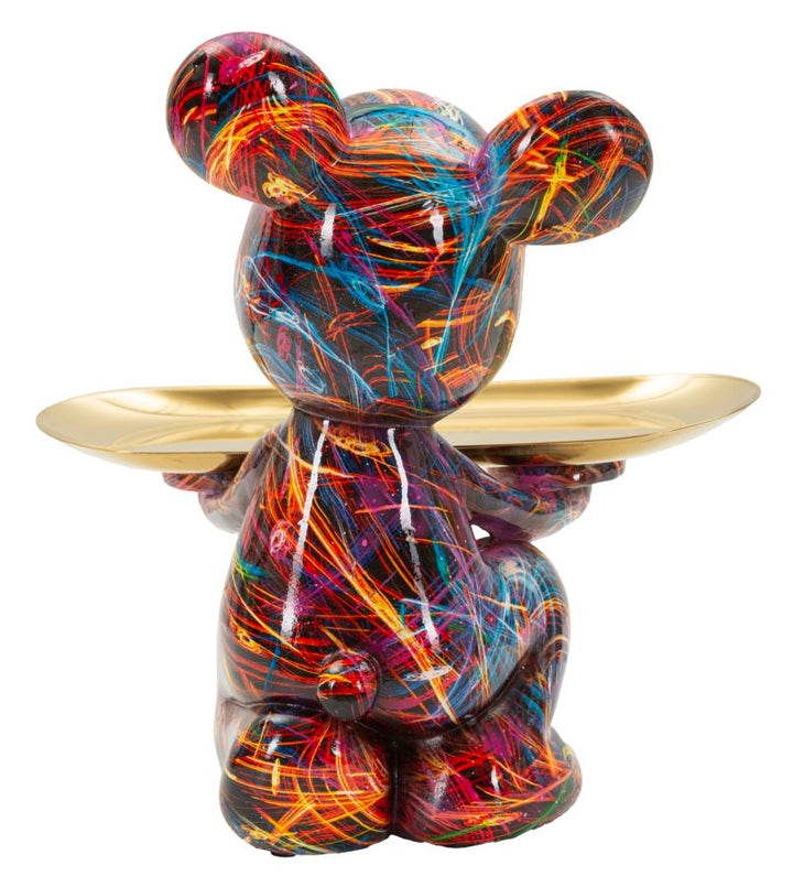 Psyco Hund med Bakke -B- (17 x 15 x 22,5 cm)