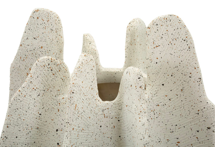 ESTER RESIN VASE CM Ø 26X40 (HOLE CM Ø 9)