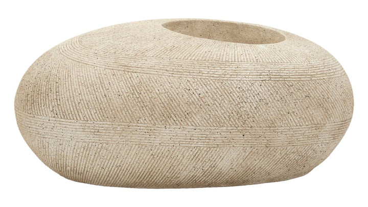 STONE VASE HOLDER CM 78,5X56X33,5 (HOLE CM Ø 28)