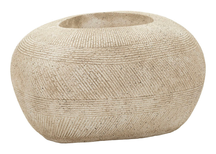 STONE VASE HOLDER CM 78,5X56X33,5 (HOLE CM Ø 28)