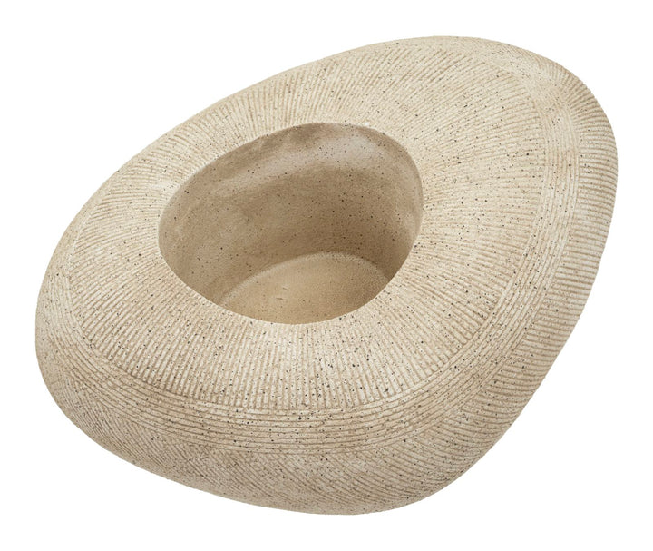 STONE VASE HOLDER CM 78,5X56X33,5 (HOLE CM Ø 28)