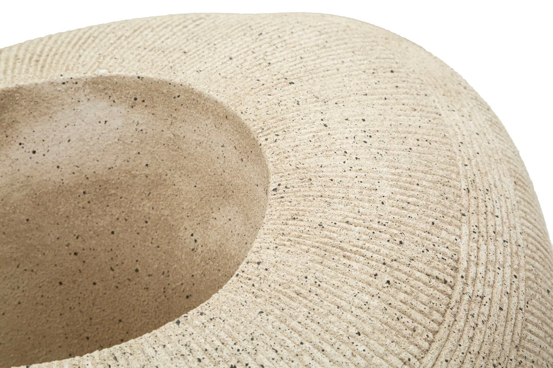 STONE VASE HOLDER CM 78,5X56X33,5 (HOLE CM Ø 28)