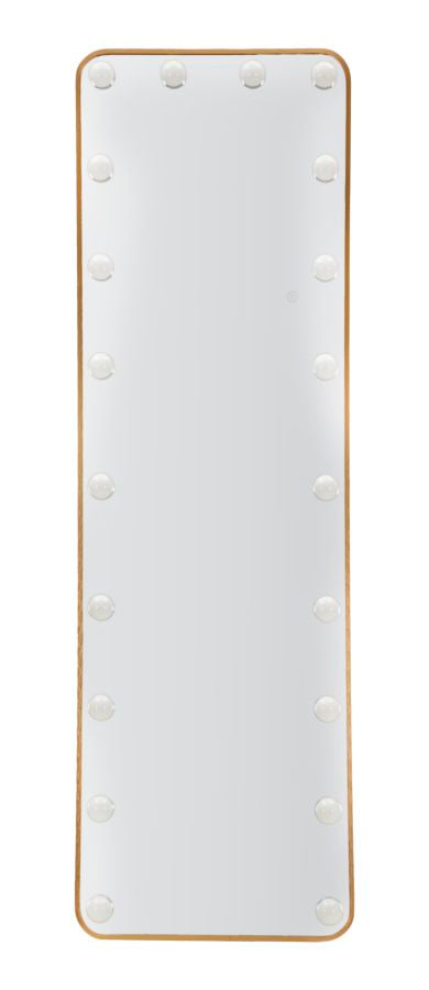 LED GULVSPEJL HOLLYWOOD REKTANGULÆR CM 50X6-45X160 (3 LYSFARVER)