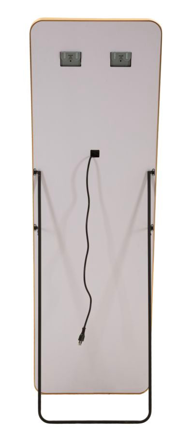 LED GULVSPEJL HOLLYWOOD REKTANGULÆR CM 50X6-45X160 (3 LYSFARVER)