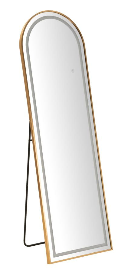 LED GULVSPEJL SIMPLE ARC CM 50X3-38X160 (3 LYSFARVER)