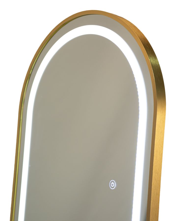LED GULVSPEJL SIMPLE ARC CM 50X3-38X160 (3 LYSFARVER)
