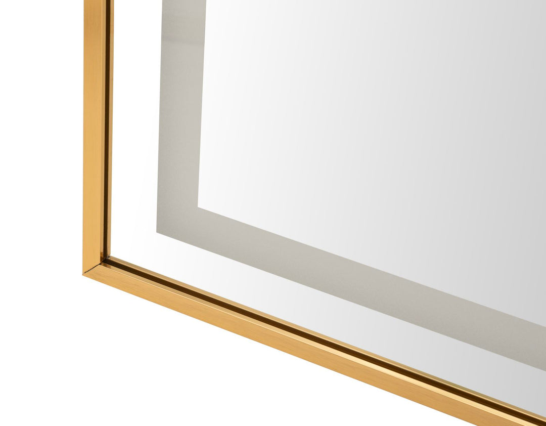 LED GULVSPEJL SIMPLE ARC CM 50X3-38X160 (3 LYSFARVER)