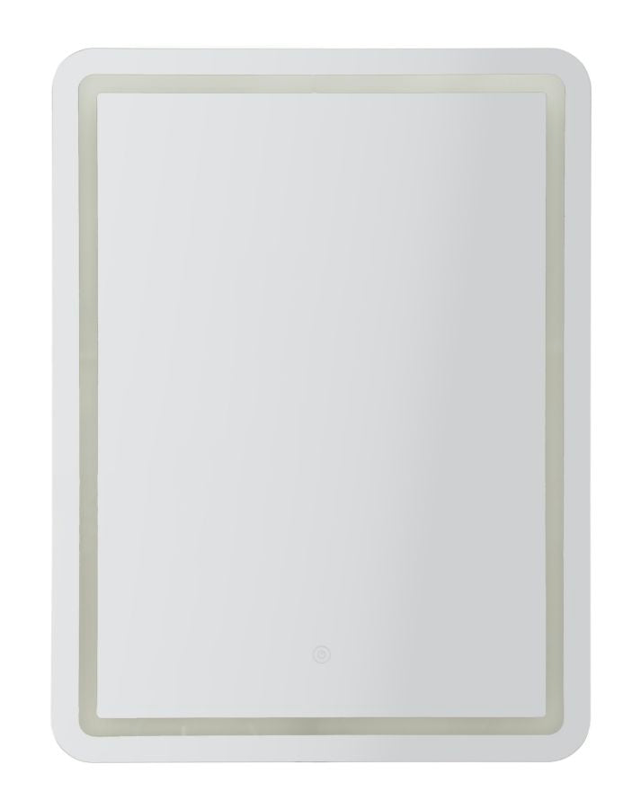 LED VÆGSPEJL SIMPLE REKTANGULÆR CM 60X3,5X80 (3 LYSFARVER)