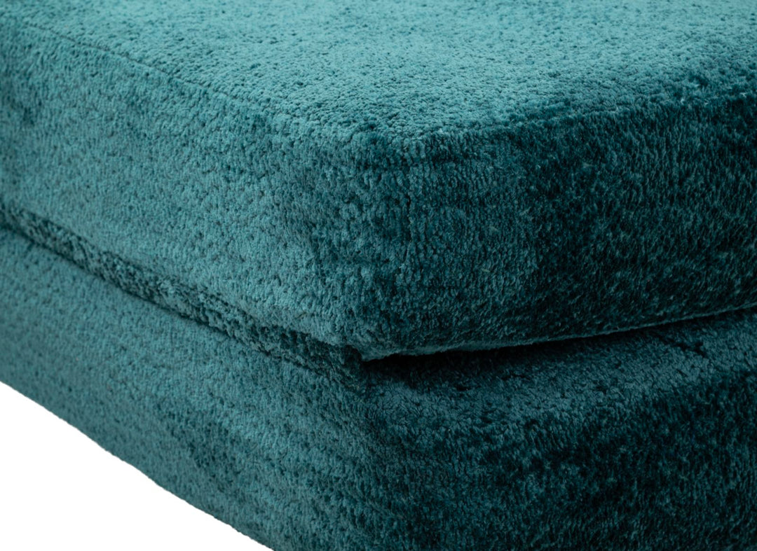 FASTER SOVESOFA TEAL CM 150X100X80 (KOMPRIMERET - SENGEMÅL CM 213 x 150 x 18)