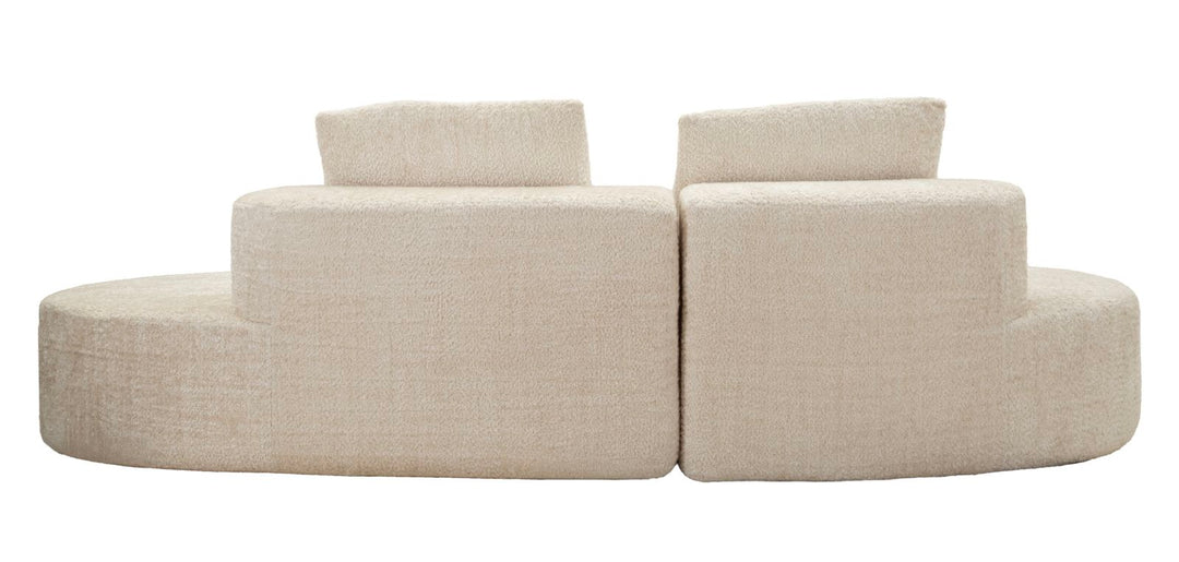 ISLAND SOFA HVID CM 238X92X78 (KOMPRIMERET)