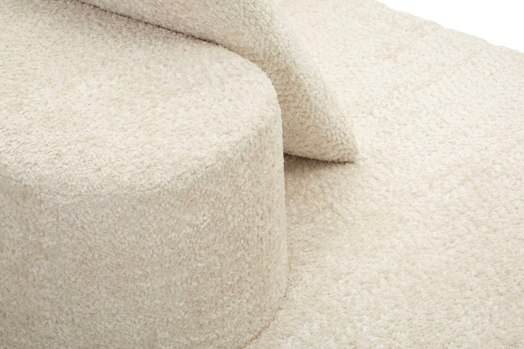 ISLAND SOFA HVID CM 238X92X78 (KOMPRIMERET)