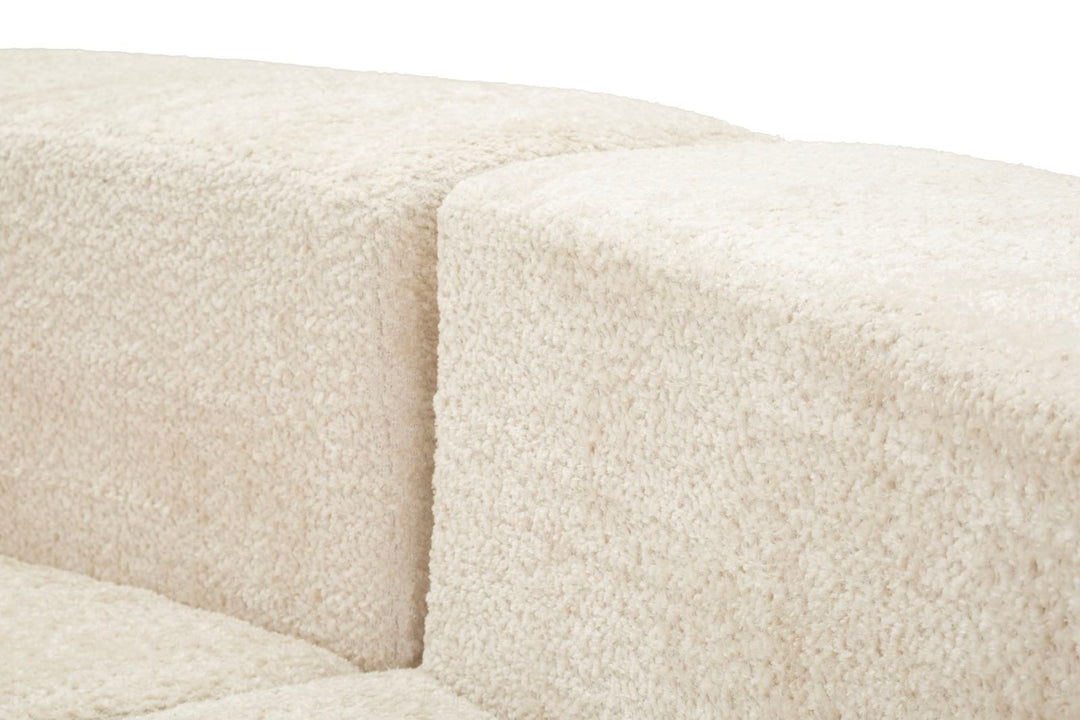 ISLAND SOFA HVID CM 238X92X78 (KOMPRIMERET)