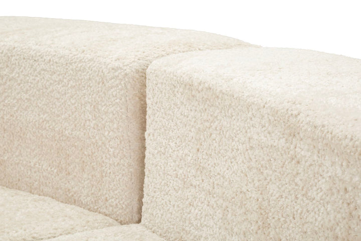 ISLAND SOFA HVID CM 238X92X78 (KOMPRIMERET)