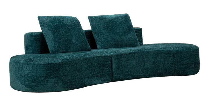 ISLAND SOFA TEAL CM 238X92X78 (KOMPRIMERET)