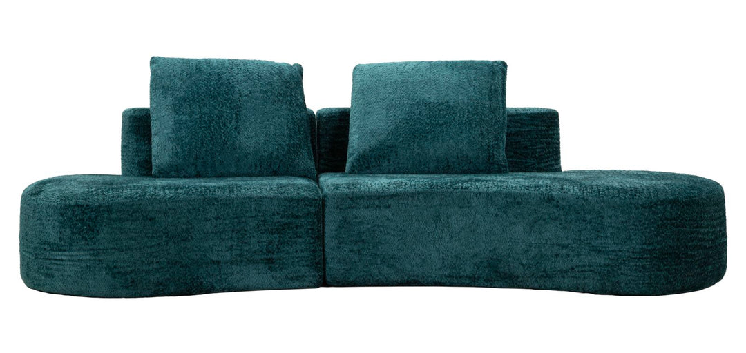 ISLAND SOFA TEAL CM 238X92X78 (KOMPRIMERET)