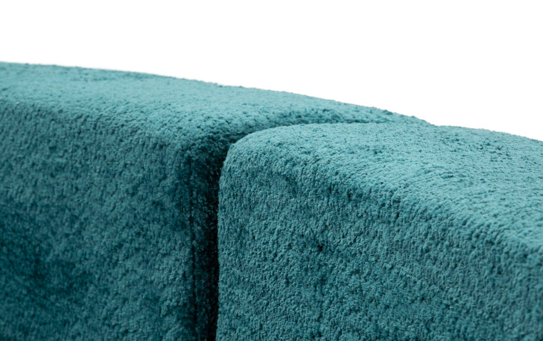 ISLAND SOFA TEAL CM 238X92X78 (KOMPRIMERET)