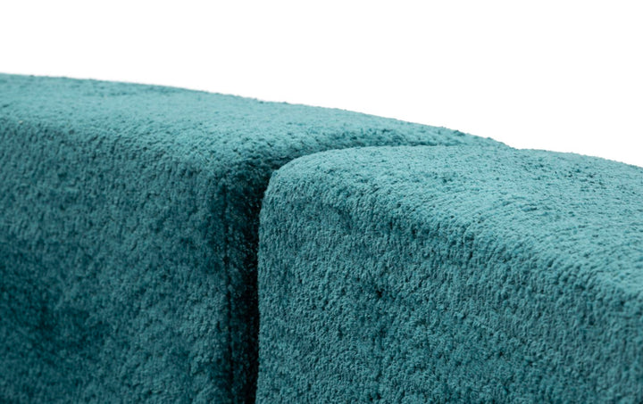 ISLAND SOFA TEAL CM 238X92X78 (KOMPRIMERET)
