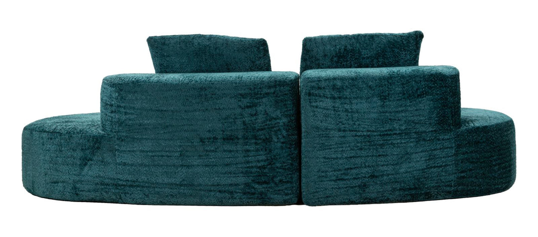 ISLAND SOFA TEAL CM 238X92X78 (KOMPRIMERET)