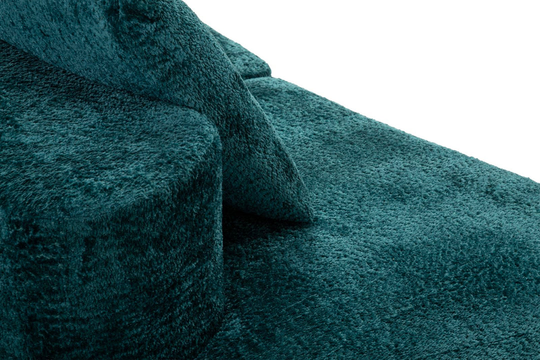 ISLAND SOFA TEAL CM 238X92X78 (KOMPRIMERET)