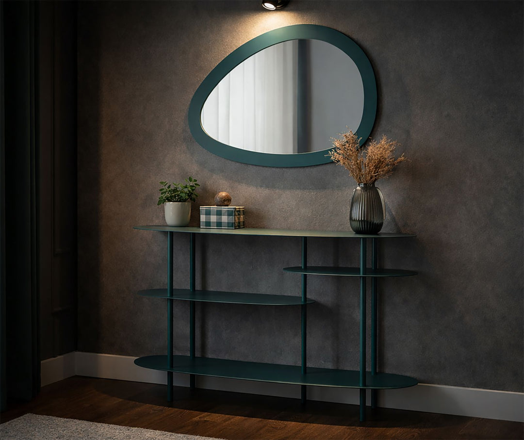 VÆGSPEJL SATURNO TEAL CM 71X1,5X48