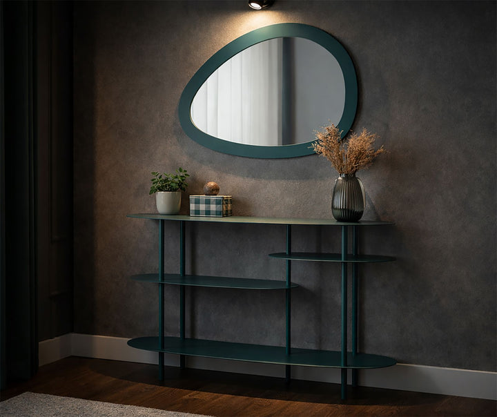 VÆGSPEJL SATURNO TEAL CM 71X1,5X48