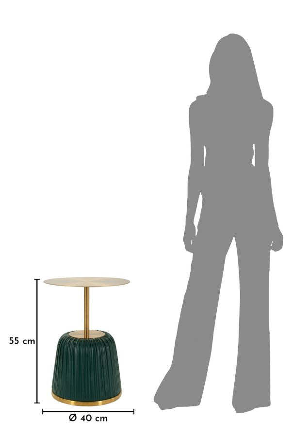 EGLE SIDEBORD GRØN CM Ø 40X55