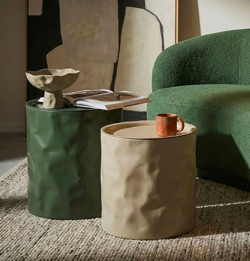 NORIMBERGA SIDEBORD SÆT MED 2 STK. CM Ø 39,5X48-35,5X40