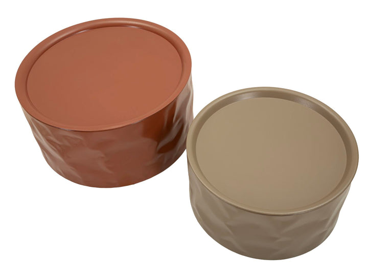 NORIMBERGA SOFABORD SÆT MED 2 STK. CM Ø 62X30-51X26