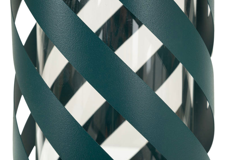 TWIST SATURN LANTERNE TEAL CM Ø 23X43