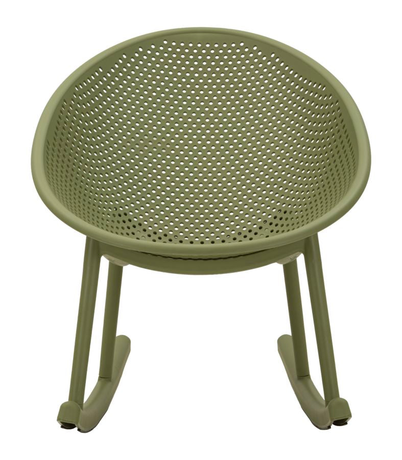 IBIZA GRØN GYNGESTOL CM 66X88X80 (SÆDEHØJDE CM 38)