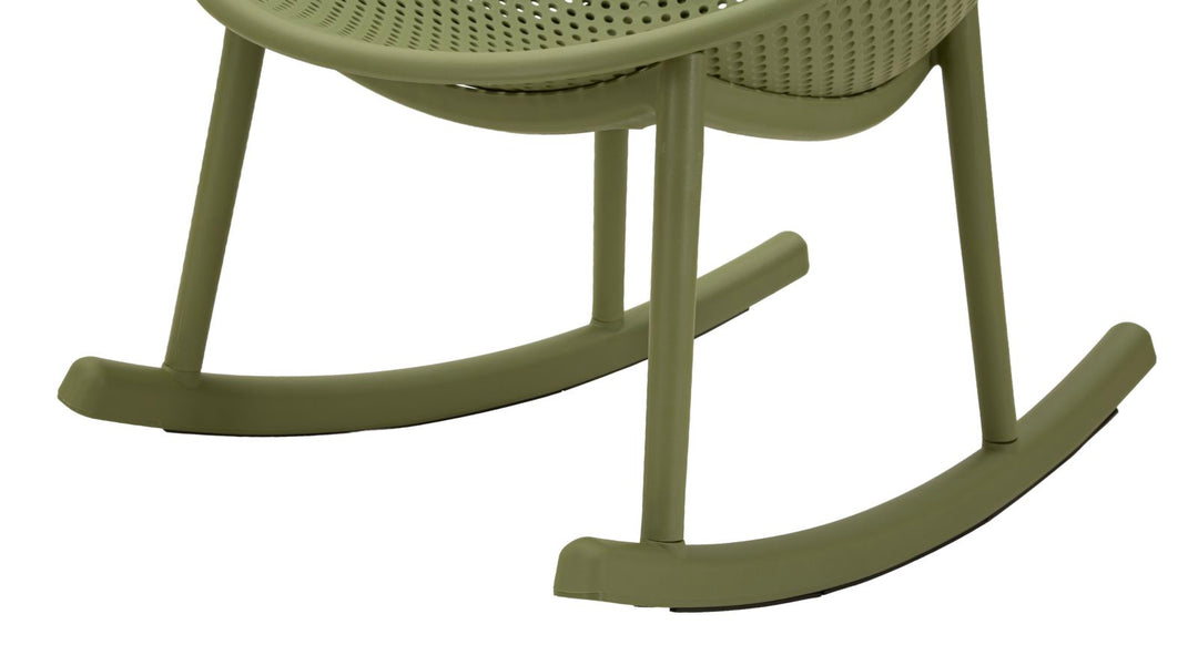 IBIZA GRØN GYNGESTOL CM 66X88X80 (SÆDEHØJDE CM 38)