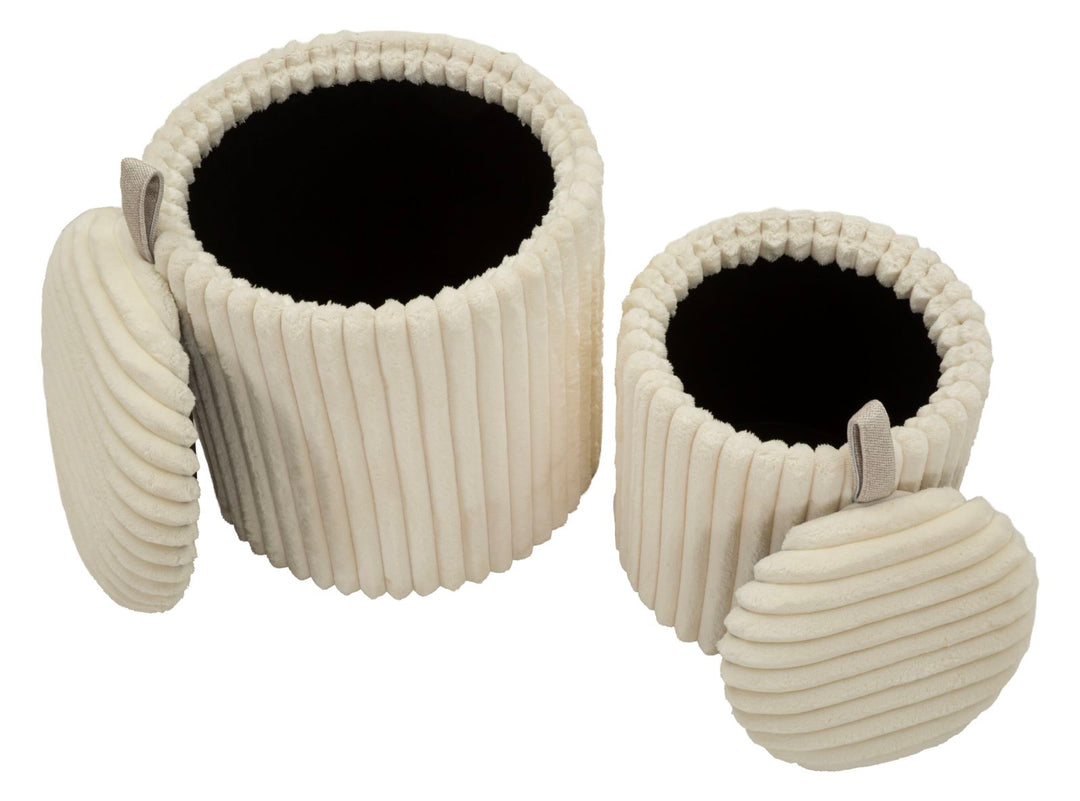 GOTEBORG PUF SÆT MED 2 STK. CM Ø 40X42-31X32