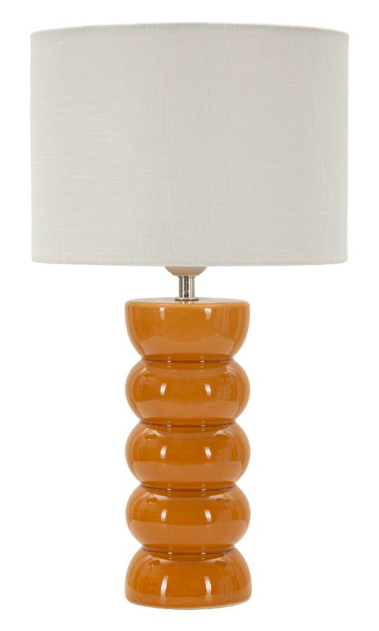 TORR TABLE LAMP – Sennepsgul bordlampe (Ø25 x 46 cm)